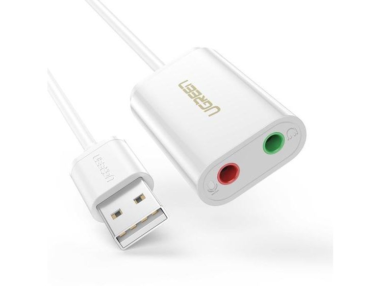 Ugreen - Lydkort - 16 bit - 48 kHz - stereo - USB 2.0