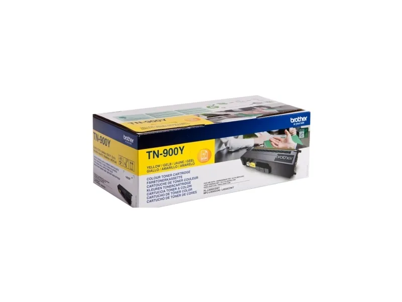 Brother TN900y - Gul - original - tonerkassett - för Brother HL-L9300CDWTT, MFC-L9550CDWT | Skrivare - Bläck, toner & förbrukningsvaror - Toner | GameStuff