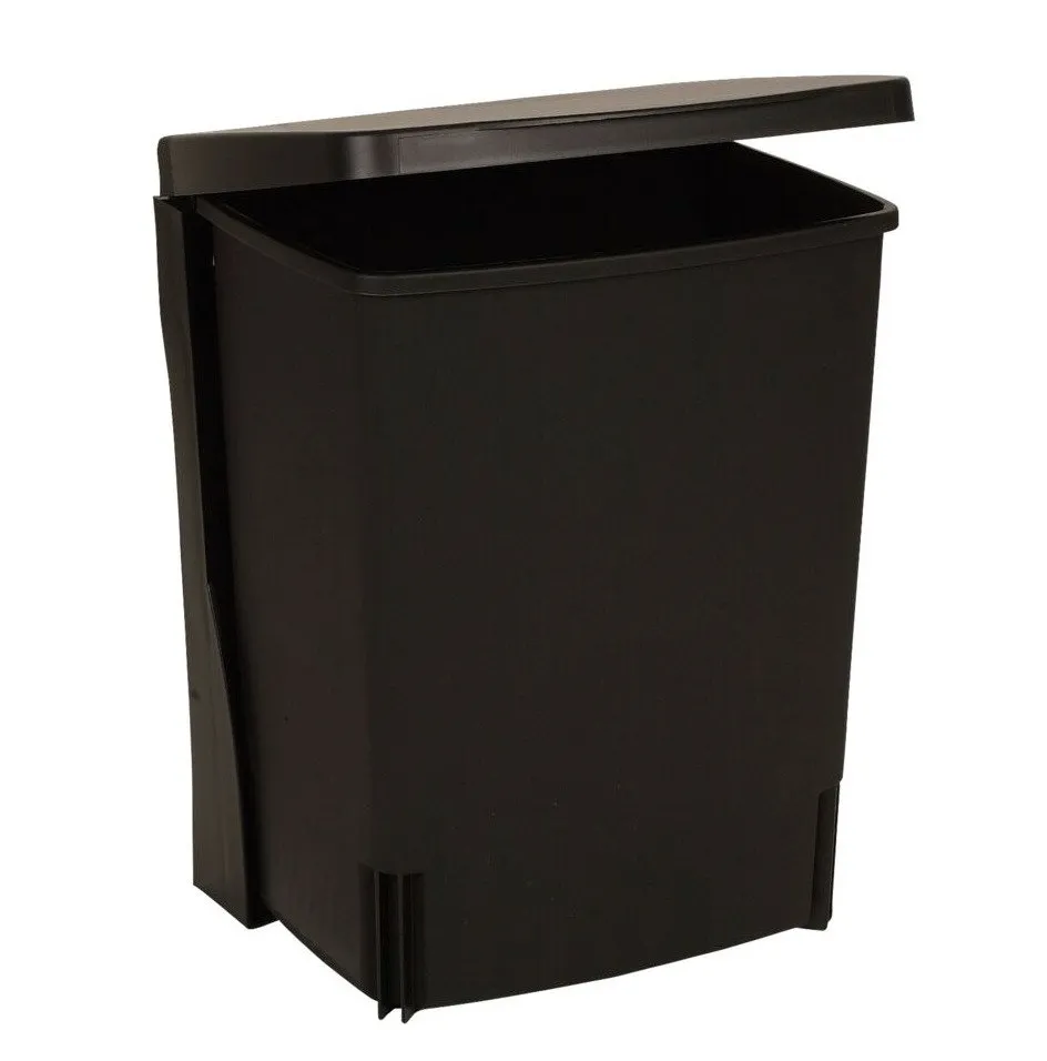 Brabantia - Soptunna - fliplock - 10 L - plast - svart | Köksutrustning - Hushålls tillbehör - Sopsortering | GameStuff