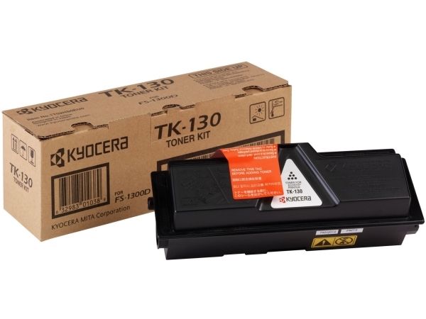 Kyocera Tk 130 - Sort - Original - Tonerpatron - For Kyocera Fs-1028, Fs-1128 Fs-1300, 1350