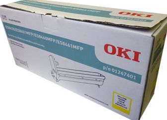 Oki 01247401, Original, Oki, Oki Es8430/Es8460, 1 Stück(E), 20000 Seiten, Gelb