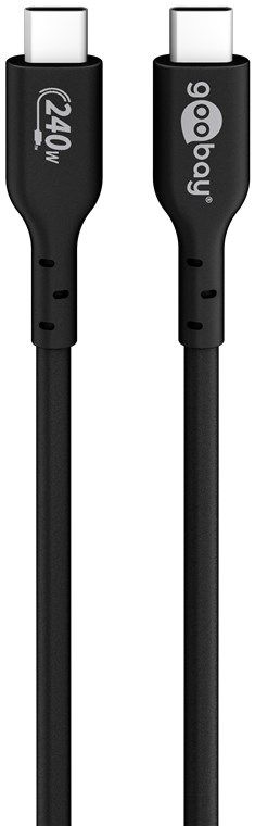 Goobay Usb-C - Usb-C 1M Usb-Kabel Schwarz