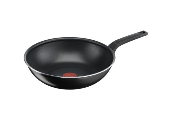 Tefal Simply Clean B5671953, Rund, Wok/Stirfry Pande, Sort, Titanium, Aluminium, 3,6 L