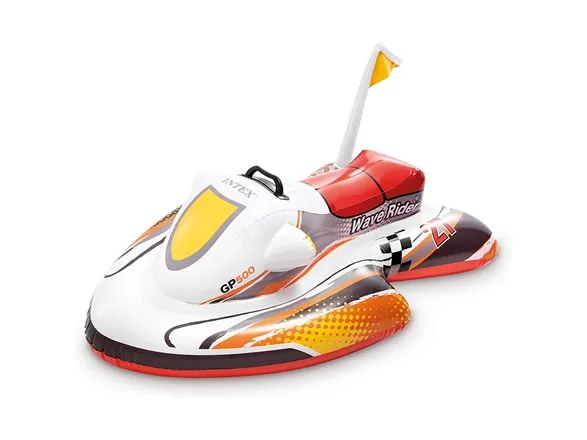 Intex Wave Rider Ride-On 117x77 cm | Utomhusleksaker - Glasögon & Dykmaske - Badluftsmadrasser | GameStuff