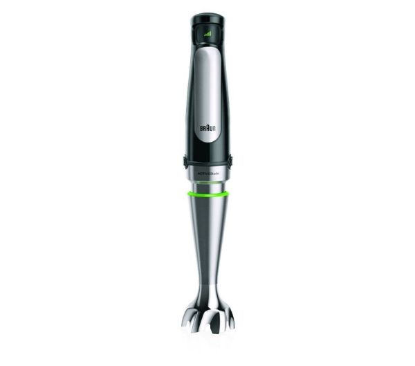 Braun Mq 7087X, Nedsænkning Blender, 1,2 L, Impulsfunktion, 1,2 M, 1000 W, Sort, Rustfrit Stål