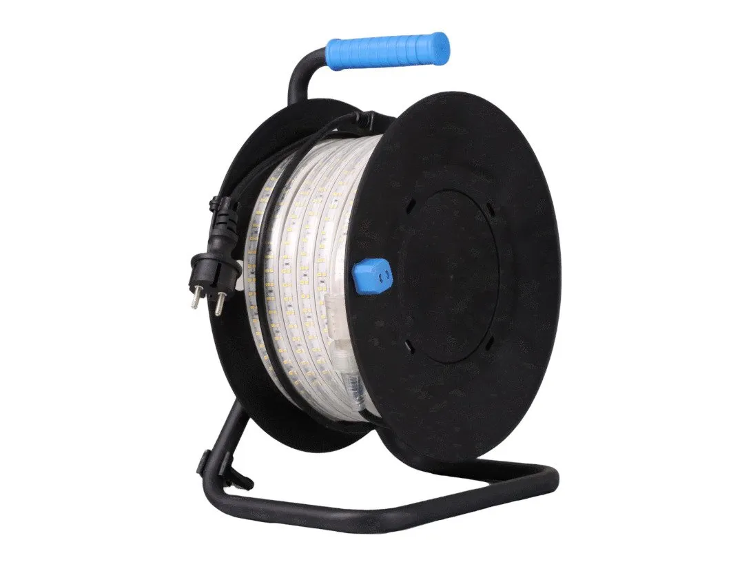 UniQ LED Strip Tromle 25m 230V/300W/4000K/IP65 32000lm/CRI >80Ra | Färg & Tillbehör - Tillbehör - Arbetsbelysning | GameStuff