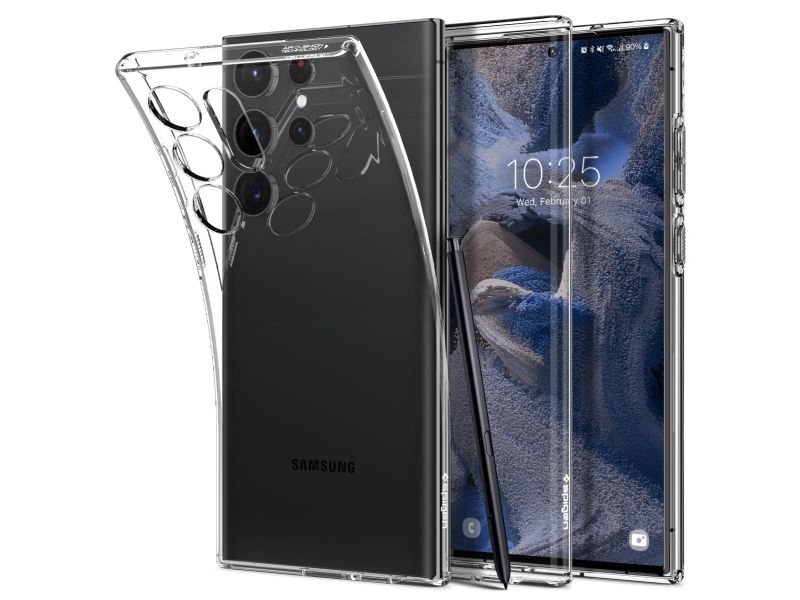Spigen Liquid Crystal, Cover, Samsung, Galaxy S23 Ultra, 17,3 Cm (6.8"), Transparent