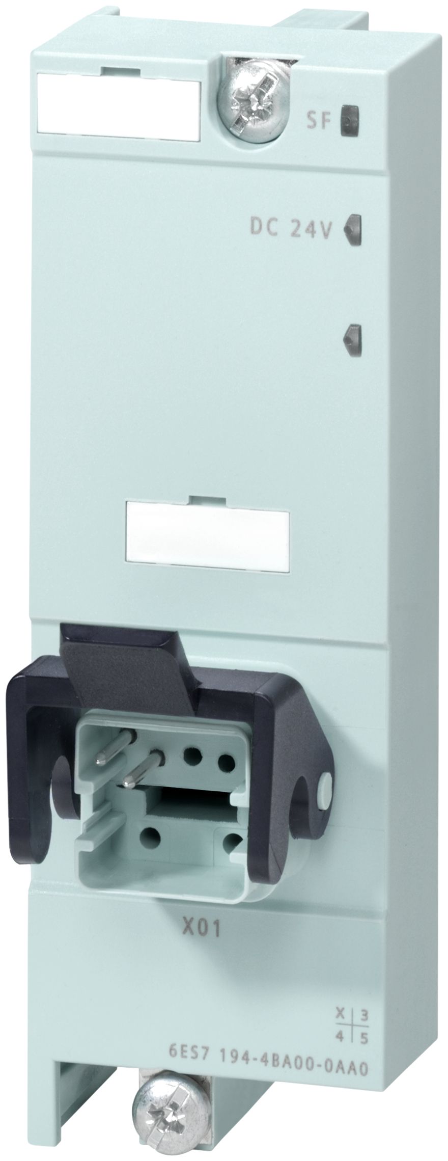 Siemens 6ES7194-4BA00-0AA0 6ES71944BA000AA0 PLC-tilslutningsmodul 28,8 V/DC, 20,4, 28,8 V, 130 mm, 149 g, 131 mm, 86 mm, 51 mm