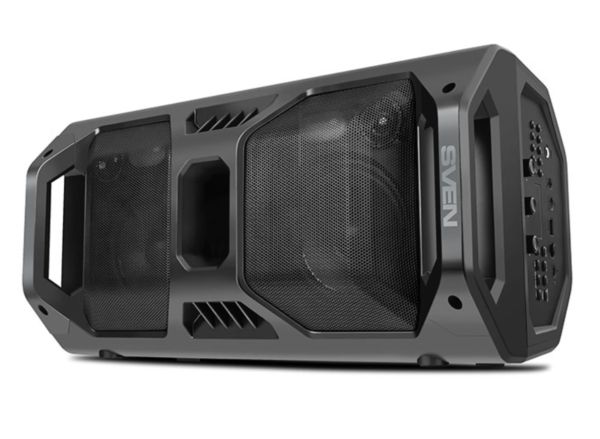 Nešiojama Kolonele Speaker Sven Ps-600, Juodas (50W, Tws, Bluetooth, Fm, Usb, Micro Sd, Led-Display, 2X4000ma*H)