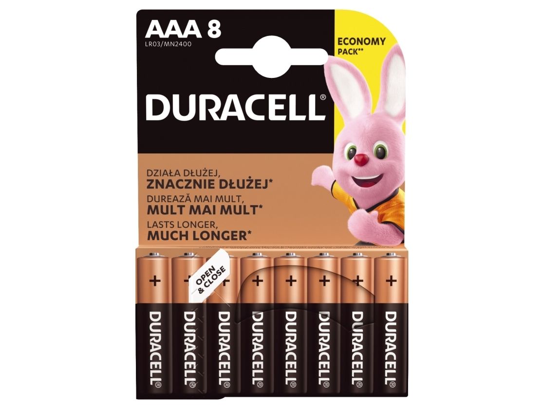 Duracell Ultra Power Mx2400 - Batteri 8 X Aaa - Alkalisk