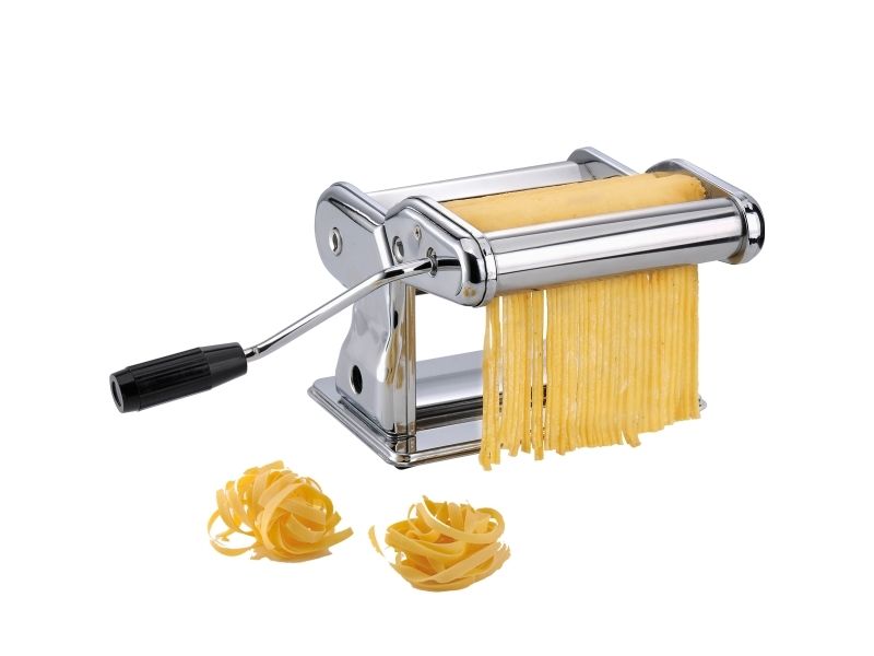 GEFU Pasta Perfetta Brillante manuel pastamaskine i rustfrit stål til lasagne, tagliatelle og taglierini