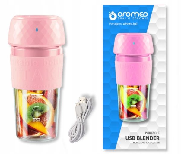 Oromed Oro-Juicer_Cup_Pink, Sport-Mixer, 0,2 L, Pink