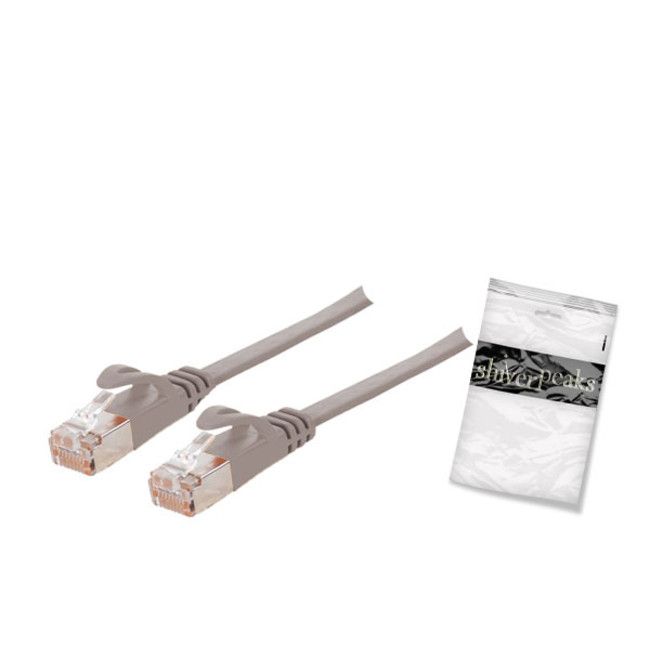 Basic-S Patchkabel U/Ftp Rohkabel Cat.7 Slim Grau 15,0M