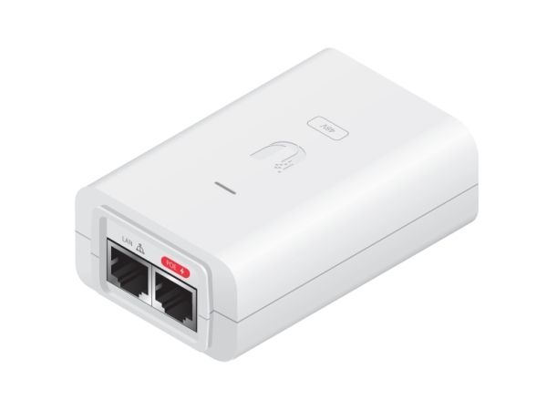 Ubiquiti Poe Injector, 24V, 24W, Poe-24-24W-Wh-Eu