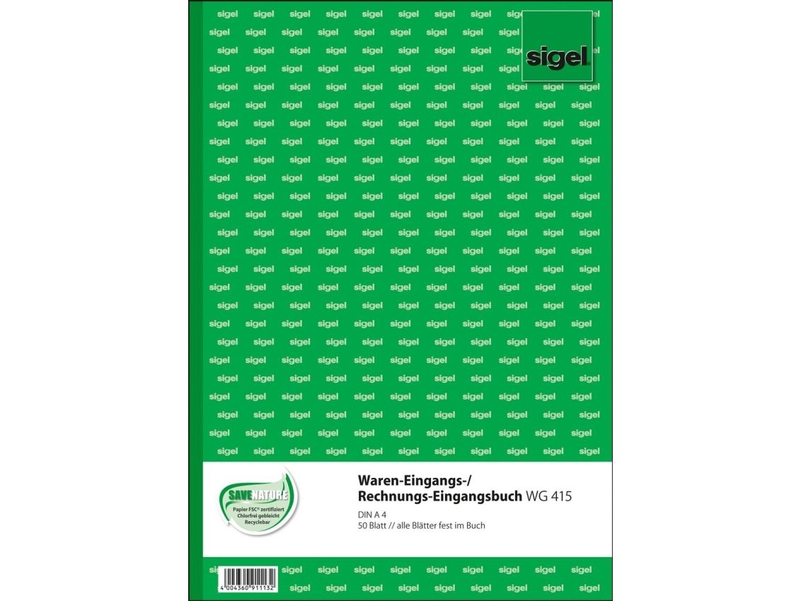 Sigel Wg415, Weiß, A4, 210 Mm, 297 Mm, 50 Blätter