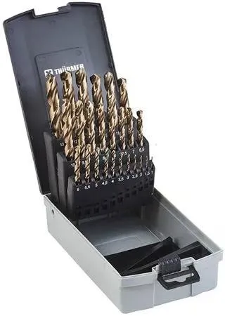 THÜRMER TOOLS Metalbor HSS Cobolt Borsæt 1-13mm med 0,5mm spring