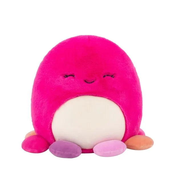 Squishmallows - Octavia Blæksprutte Bamse - Fuzz A Mallows - 30 Cm