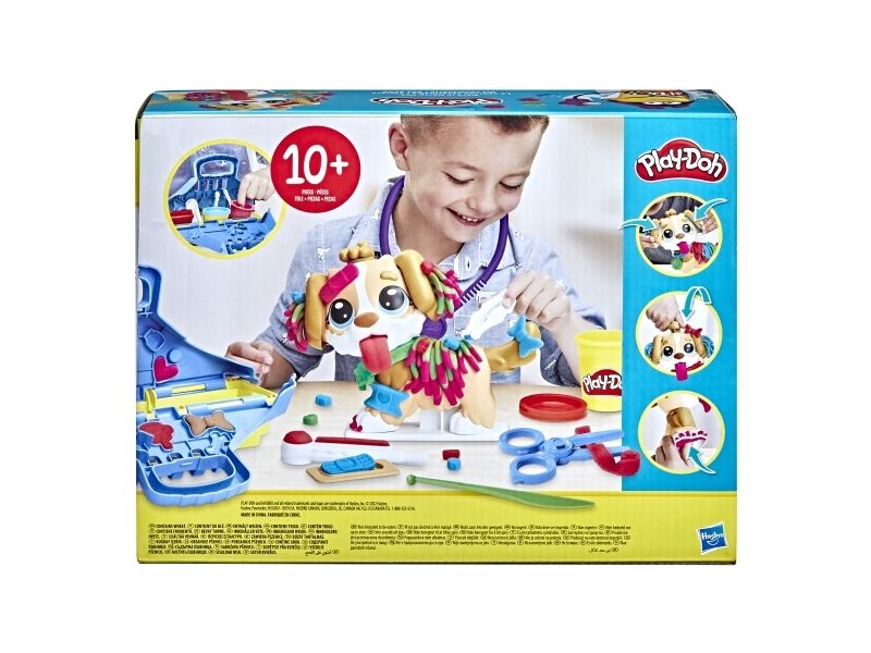 Play-Doh Care 'n Carry Vet modellervoks dyrlægesæt