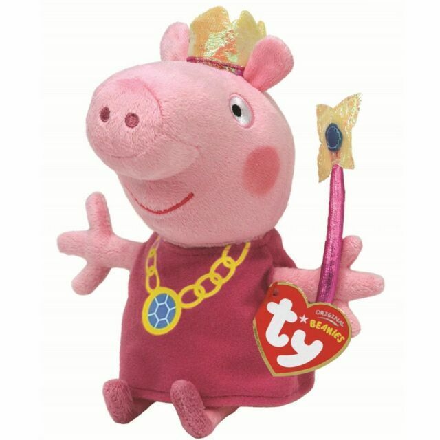 Meteor bamse Beanie Babies Lic PEPPA PIG - Princess reg (8421461295)