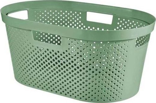 CURVER recycled vasketøjskurv 40L /grøn