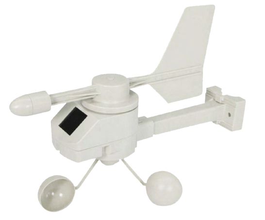 Technoline MA 10660, Lomme-/håndholdt, Kop, Hvid, 0,3 - 50 m/s, m/s, Batteri