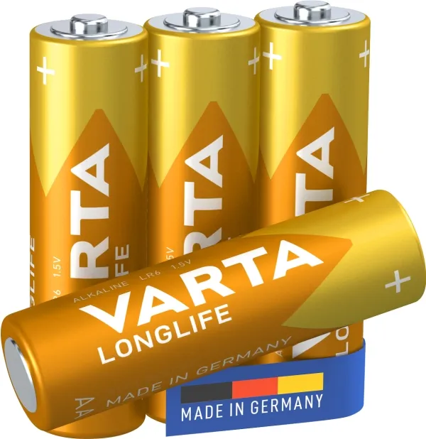 Varta Longlife Extra - Batteri 4 x AA type - Alkalisk | EL Artiklar - Batteri - AA-batterier | GameStuff