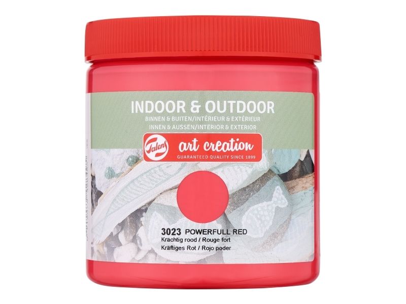 Talens Art Creation Indoor & Outdoor Jar Powerful Red 3023