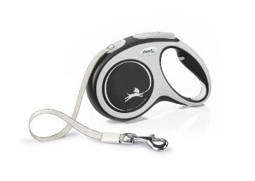 Flexi New Comfort M Tape 5 M Sort Hund Fleksibel Hundesnor