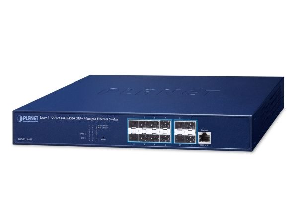 Planet Xgs-6311-12X, Managed, L3, Vollduplex, Rack-Einbau, 1U