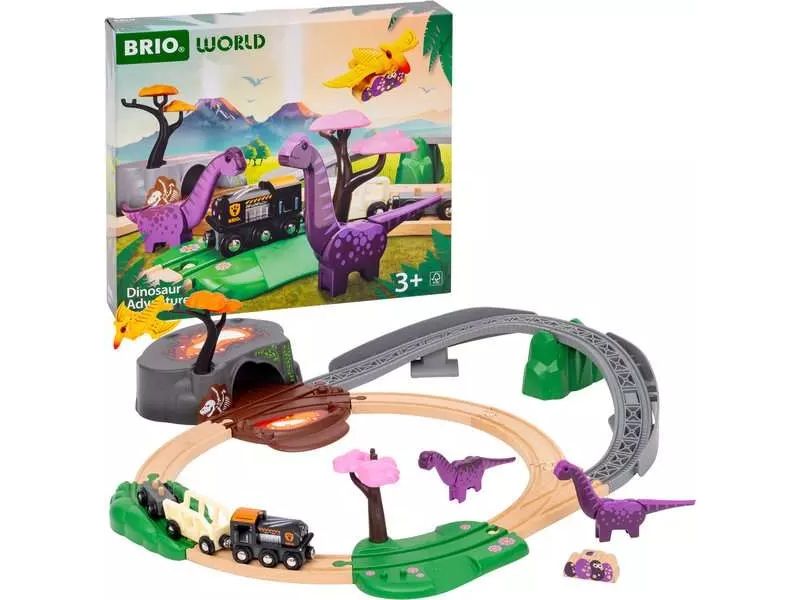 Brio Unisex Eisenbahn-Set Dinosaurier Abenteuer-Set Mehrfarbig Baby Größe 63,7 X Größe 63,2 X 15 Mm - Image 18