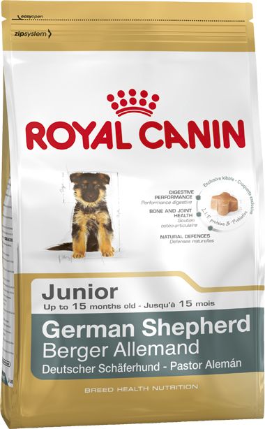 Royal Canin German Shepherd Junior, Puppy, Poultry,Rice,Vegetable, 12 Kg, German Shepherd, Maxi (26 - 44Kg), Vitamin A,Vitamin B1,Vitamin B12,Vitamin