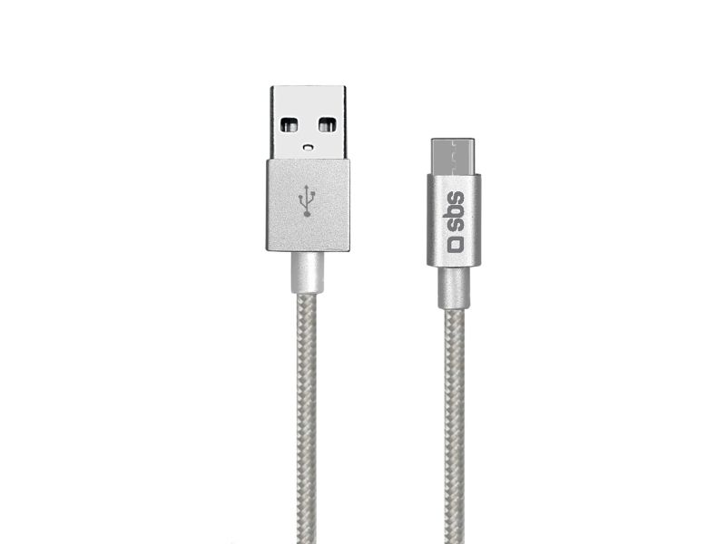 Typ-C-Ladekabel 1,5M Sbs Silber