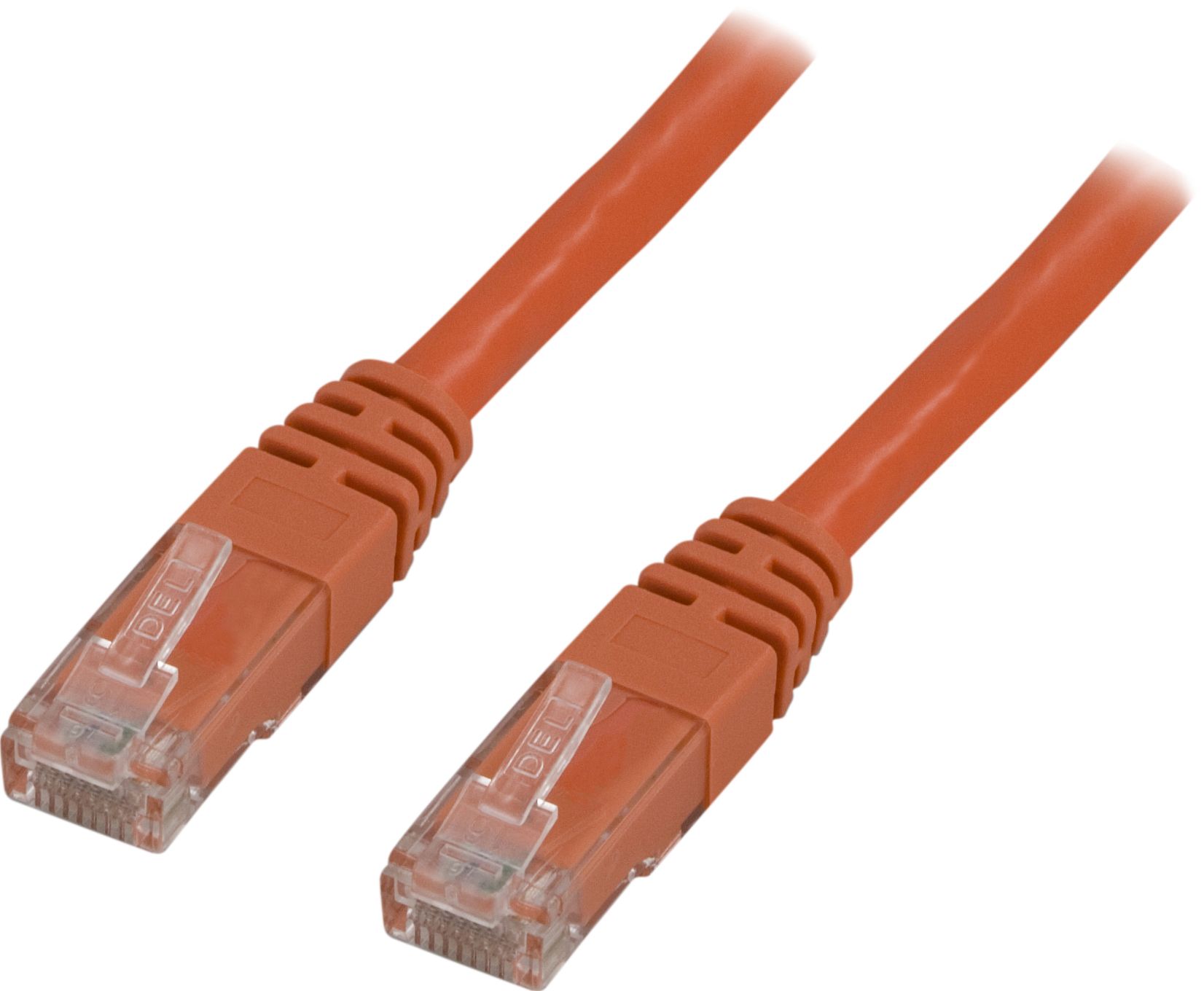 Deltaco - Patchkabel - Rj-45 (Han) Til Rj-45 (Han) - 2 M - Utp - Cat 5E - Orange