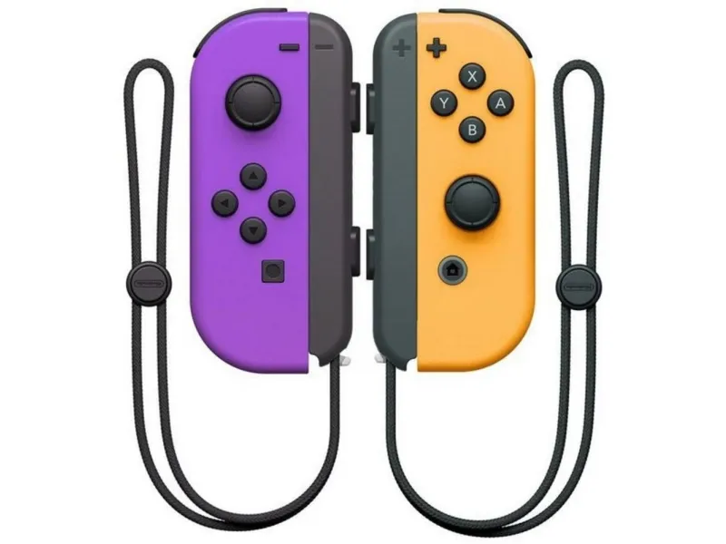 Nintendo Joy-Con (vänster & höger) - Gamepad - trådlös - neon orange / neon lila (set) - för: Nintendo Switch | Spel - Konsoler tillbehör - Nintendo Switch | GameStuff