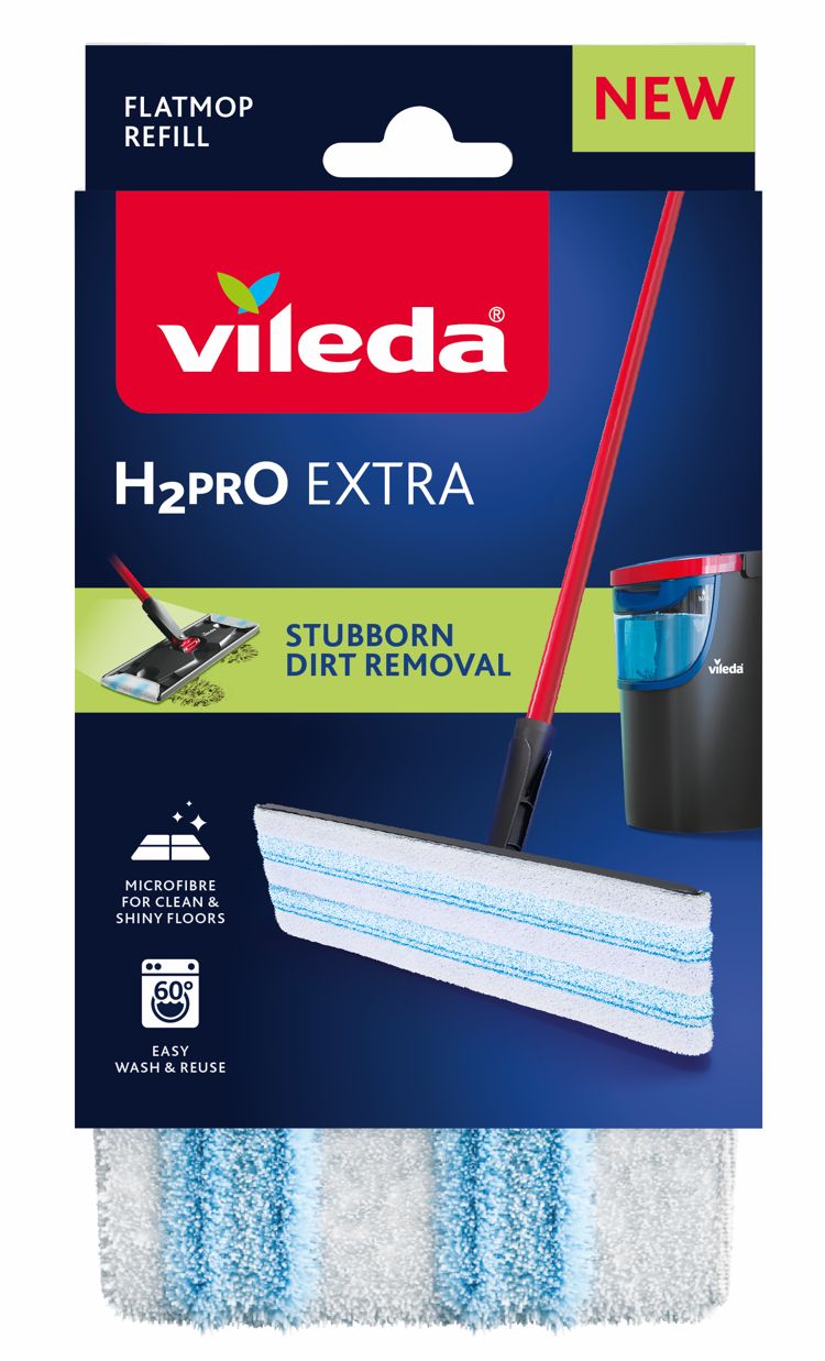 Vileda Vileda H2PRO Flat mop Refill 175786 Modsvarer: N/A