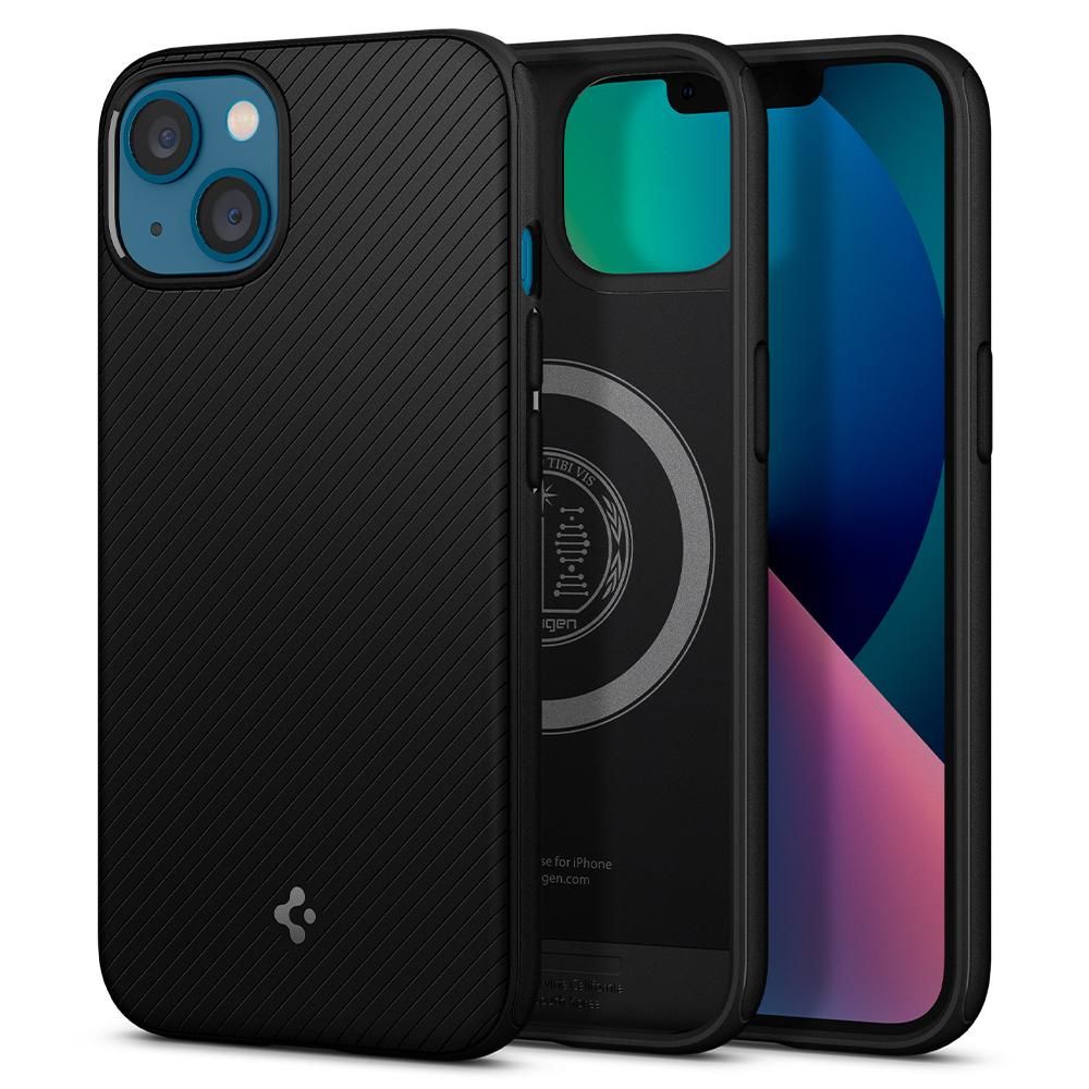 Spigen Acs03546, Cover, Apple, Iphone 13, 15,5 Cm (6.1"), Schwarz