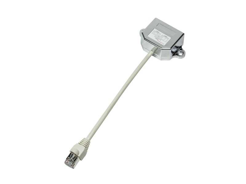 LogiLink NP0044, 10/100Base-T(X), Cat5e, Metallic, Hvid, 0,15 m, 300 g