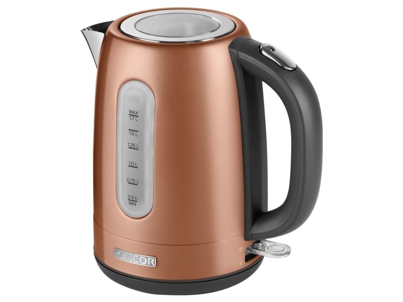 Sencor Swk 1776Gd, 1,7 L, 2150 W, Gold, Edelstahl, Wasserstandsanzeige, Überhitzungsschutz