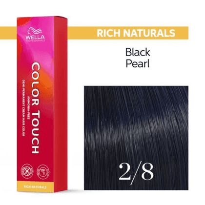 Wella Professionals Color Touch Rich Naturals 2/8 Blue-Black 60Ml Hair Colour