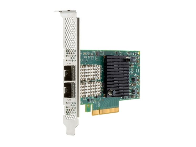Broadcom BCM57414 - Netværksadapter - PCIe 3.0 x8 - Gigabit Ethernet / 10Gb Ethernet / 25Gb Ethernet SFP28 x 2 - for ProLiant DL20 Gen10, DL325 Gen10