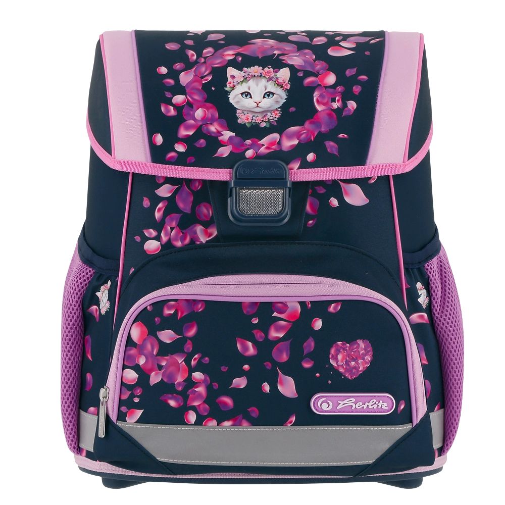 Herlitz Loop Plus Blossom Dance Schulranzen, Dunkelrosa