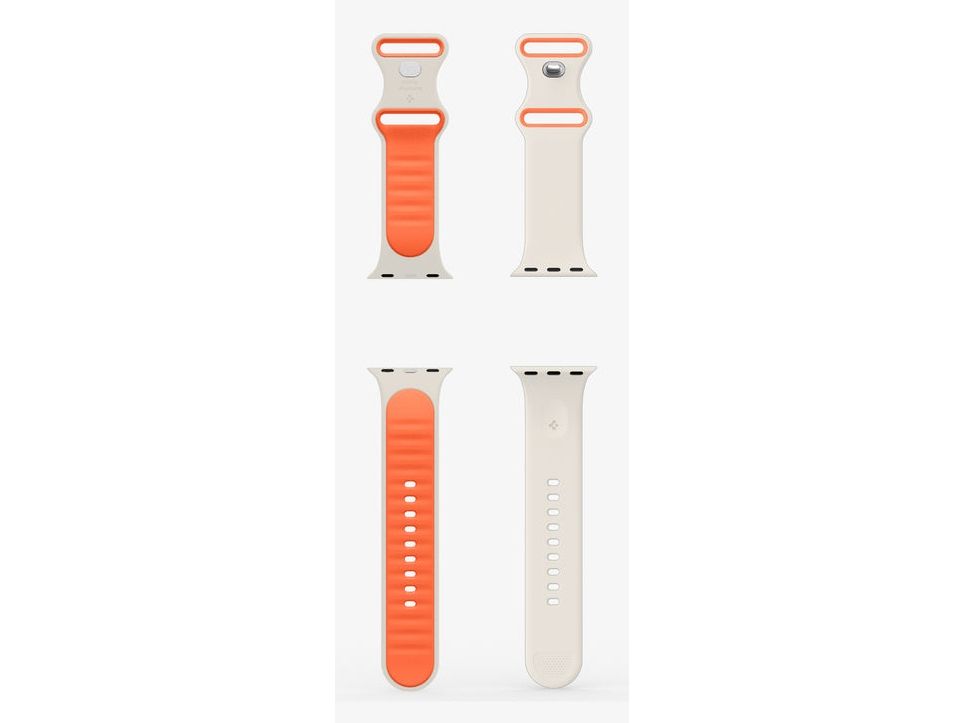 Spigen Nano Pop, Uhrenarmband, Apple, Apple - Apple Watch 11 (42Mm) Apple - Apple Watch 10 (42Mm), Silikon, Aluminium, 42Mm