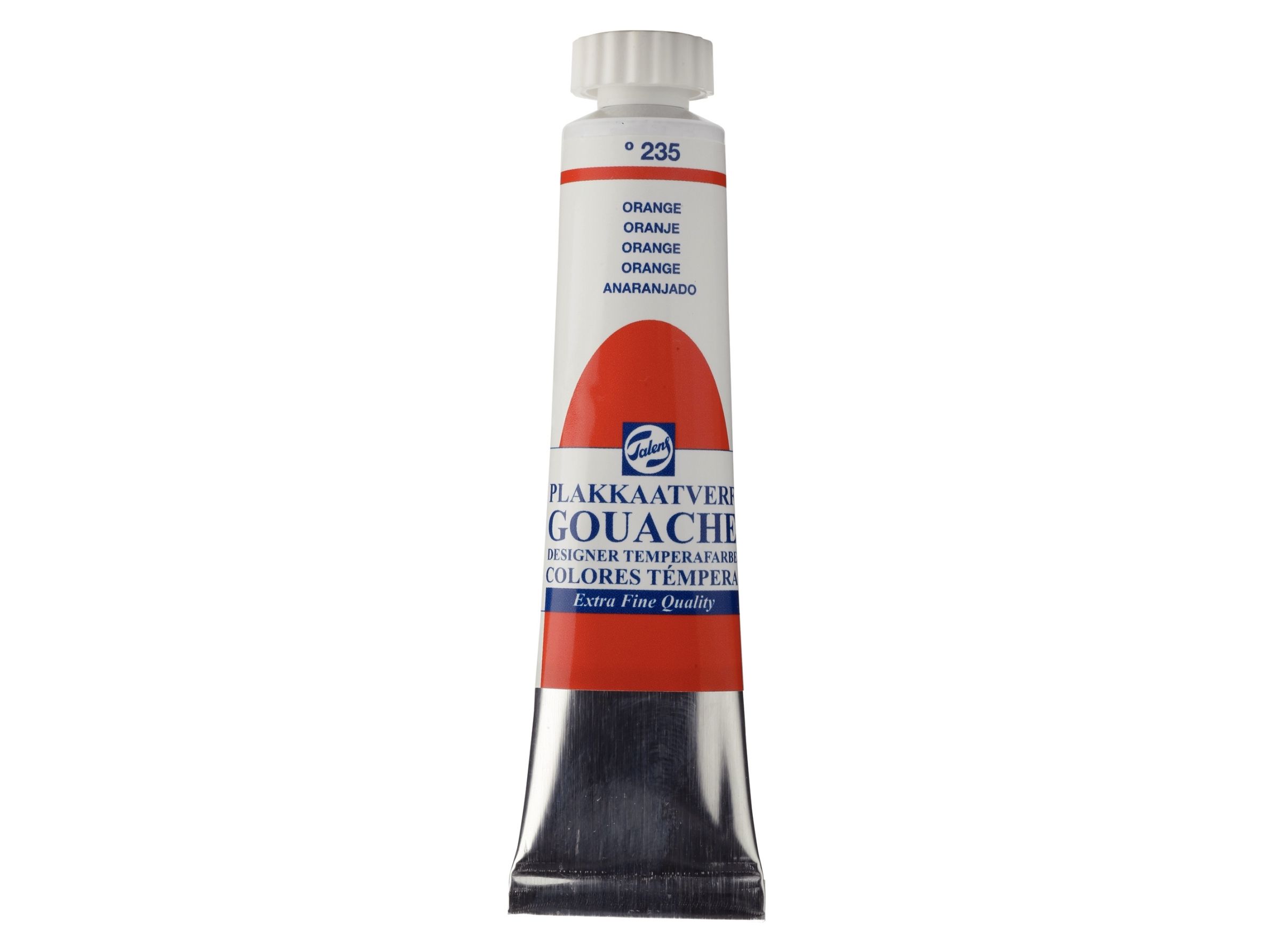 Talens Gouache Extra Fine Quality Tube Orange 235