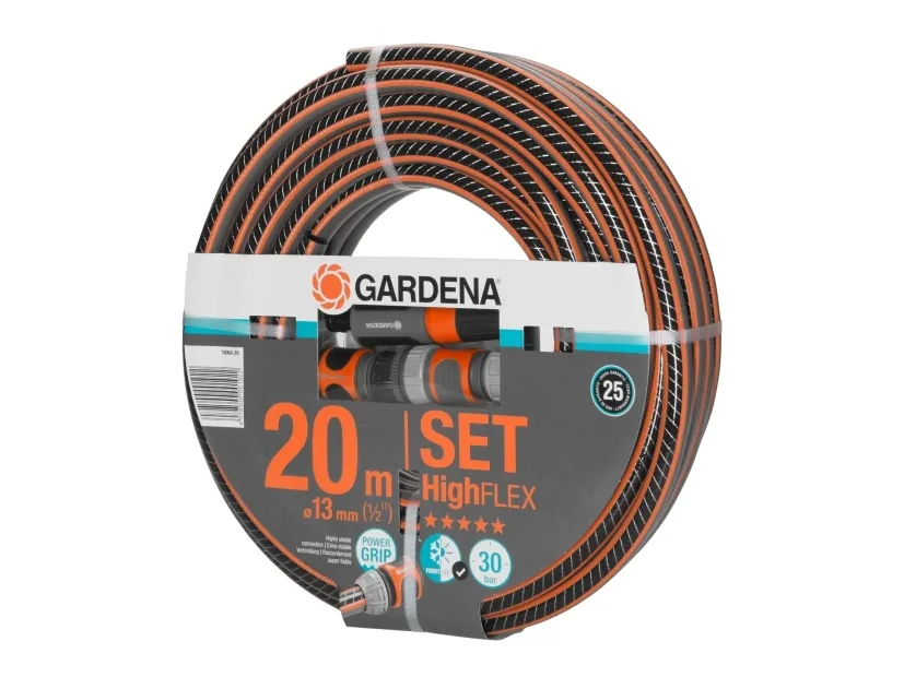 Gardena Trädgårdsslangset Comfort HighFLEX - 20 meter | Trädgården - Bevattning av trädgårdar - Trädgårdsslangar | GameStuff