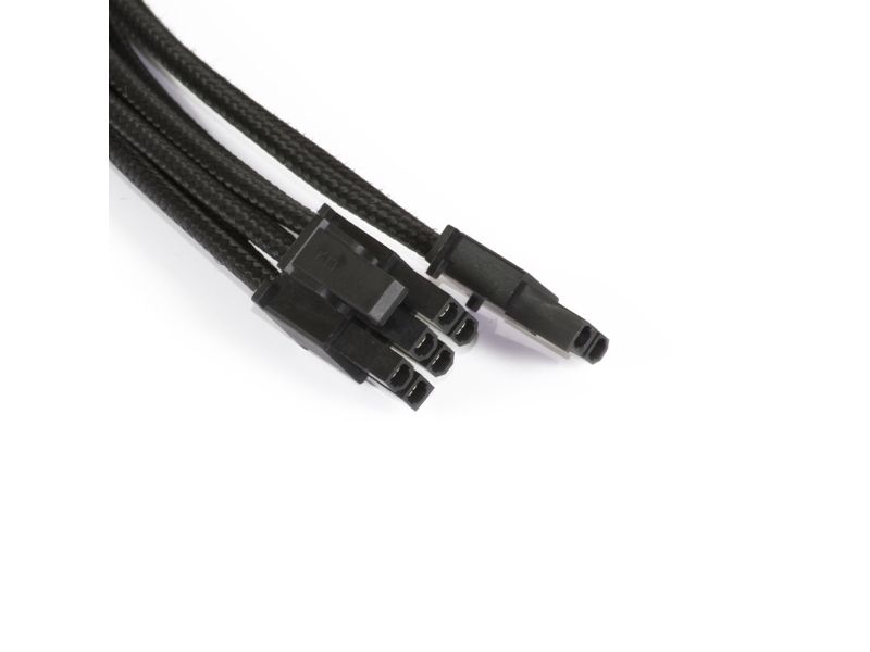 Phanteks Ph-Cb6v_Bk, 0,5 M, Pci-E (6-Pin), Pci-E (6-Pin), Weiblich, Weiblich, Gerade