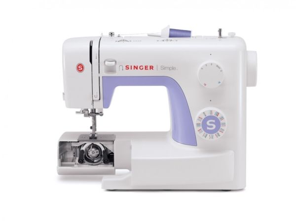 Singer Simple, Violett, Weiß, Automatische Nähmaschine, Sägen, 1 Schritt, Variabel, Variabel