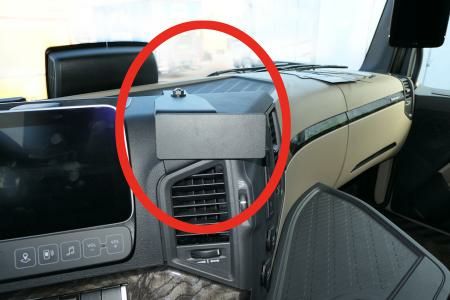 Brodit 213558, Mobil Computer, Mobiltelefon/Smartphone, Navigator, Passiv Holder, Bil, Sort
