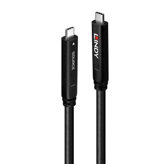 Lindy Lindy Usb-Kabel 10M Usb 3.2 Gen 1 &Amp Dp 1.4 Typ C Hybridkabel