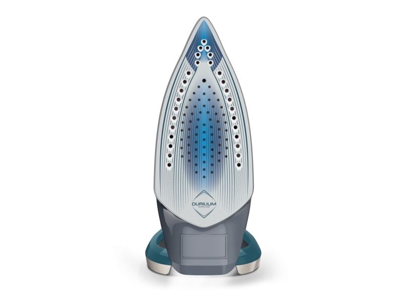 Tefal Ultragliss Plus Fv6842e0 - Dampstrygejern Med Automatisk Afbrydelse - Såleplade: Durilium Airglide - 2800 W - Elfenben/Blå