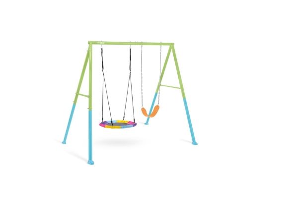 Regegynge + Swing Gyngesæt med To Gynger Intex Gyngestativer 44125